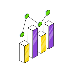 Data Analytics, Infographic, Statistics, Polyline Chart, Polyline Graph  icon