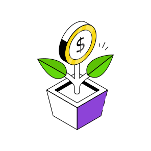 Dollar Plant, Money Plant, Money Growth, Financial Growth, Investment Growth icon