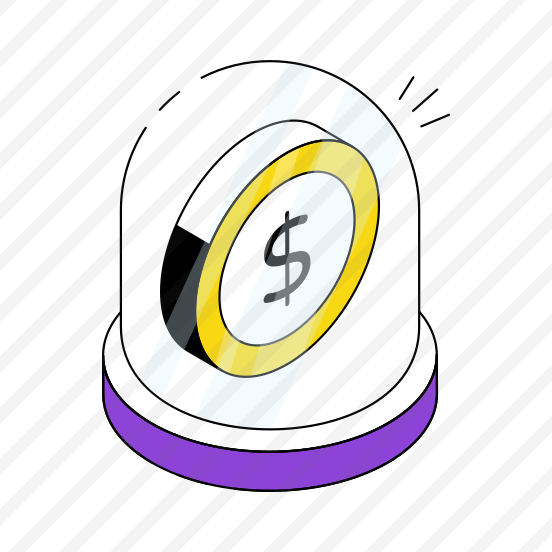 Emergency Fund, Cash Coin, Money Coin, Financial Emergency, Currency Coin preview