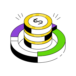 Financial Analytics, Infographic, Statistics, Financial Chart, Financial Graph icon