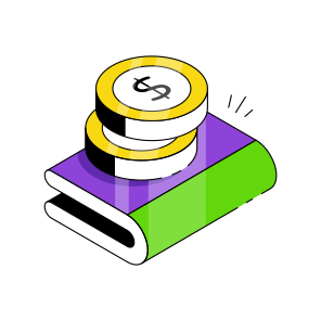 Financial Book, Booklet, Handbook, Guidebook, Textbook  icon