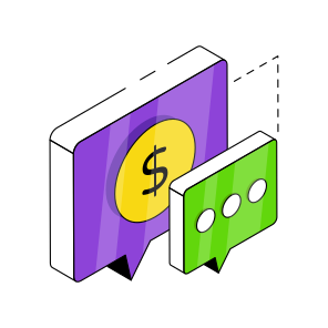 Financial Chat, Financial Message, Business Chat, Business Message, Business Text  icon