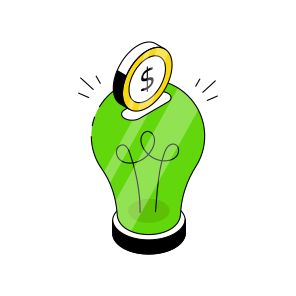 Financial Idea, Financial Innovation, Business Idea, Business Innovation, Creative Idea, icon