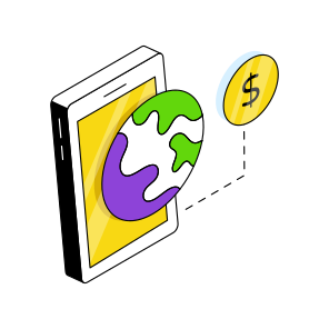 Global Money, Global Economy, Global Investment, Global Currency, Worldwide Investment, icon