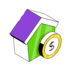 Home Payment, House Payment, Property Payment, Real Estate Payment, Cash Payment icon