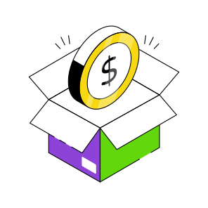 Money Box, Financial Parcel, Financial Package, Cash Box, Money Carton  icon