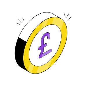 Pound Coin, Cash Coin, Money Coin, Currency Coin, Finance  icon