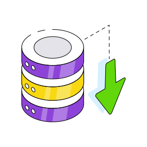 Server Download, Dataserver, Database Download, Db, Sql  icon