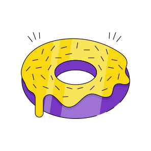 Donut, Doughnut, Confectionery, Bakery, Snack icon