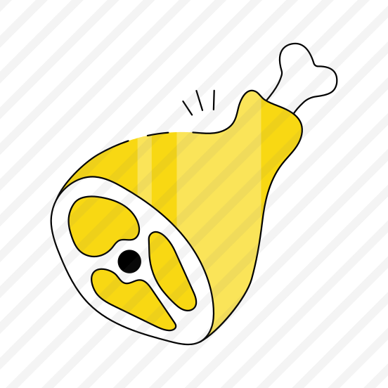 Drumstick, Ham, Fast Food, Junk Meal, Edible  preview