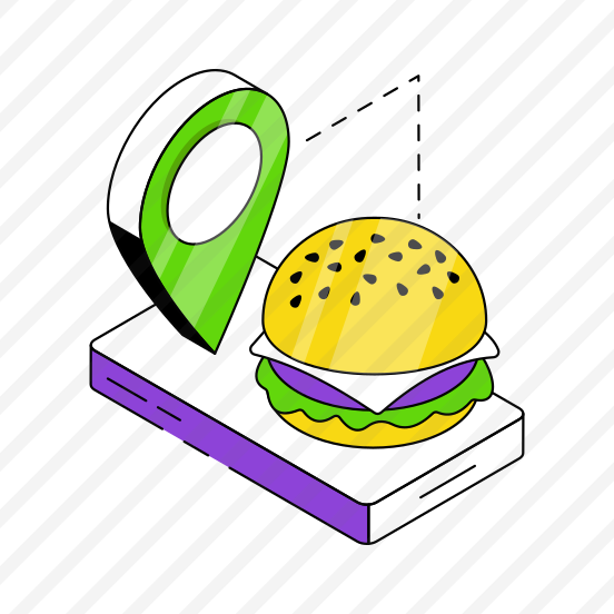 Food App, Mobile Burger Order, Mobile Burger Location, Burger Direction, Gps,  preview