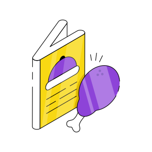 Food Menu, Menu Card, Restaurant Card, Restaurant Menu, Folded Card icon