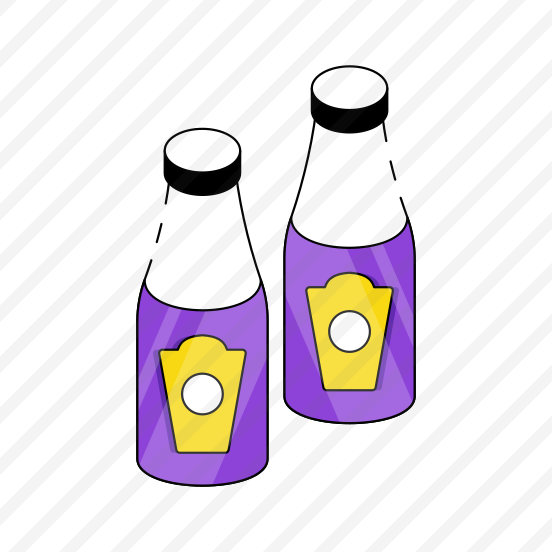 Milk Bottles, Milk Container, Dairy Bottle, Glass Bottle, Preserved Milk preview