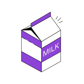 Milk Pack, Tetra Pack, Milk Package, Milk Carton, Takeaway Package  icon