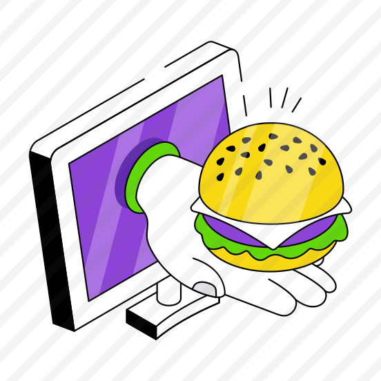 Online Burger Order, Food Order, Online Meal, Fast Food, Junk Food, preview