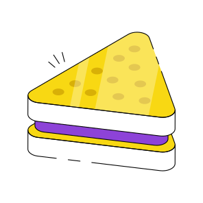 Sandwich, Lunch Snack, Fast Food, Junk Food, Food icon