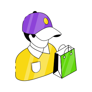 Delivery Boy, Delivery Man, Courier Boy, Courier Man, Parcel Delivery icon