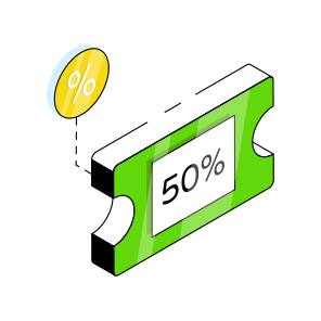 Discount Card, Discount Voucher, Discount Label, Discount Tag, % Discount  icon