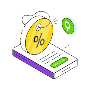 Mobile Discount, Mobile Sale, Mcommerce, Mobile Shopping, Eshopping  icon