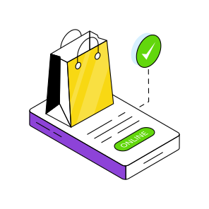 Mobile Shopping, Buy Online, Mcommerce, Online Shopping, Eshopping  icon