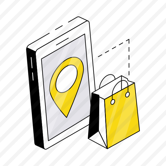 Mobile Shopping Location, Mobile Shopping Direction, Shopping Gps, Shopping Navigation, Geolocation,  preview