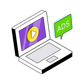 Online Video Ad, Online Video, Video Streaming, Mobile Video Ad, Multimedia  icon