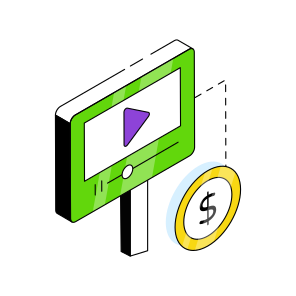 Paid Video, Paid Media, Paid Promotion, Online Video, Digital Video  icon