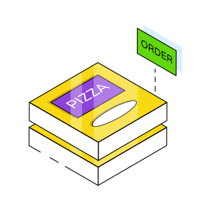 Pizza Order, Pizza Box, Cuisine, Fast Food, Junk Food,  icon