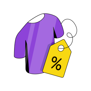 Shirt Discount, Shirt Sale, Cloth Discount, Cloth Sale, Commerce icon