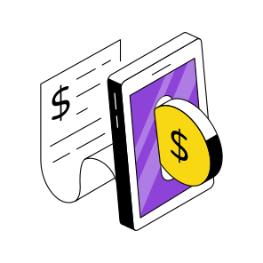 Shopping Bill, Mobile Invoice, Receipt, Payment Slip, Commerce icon