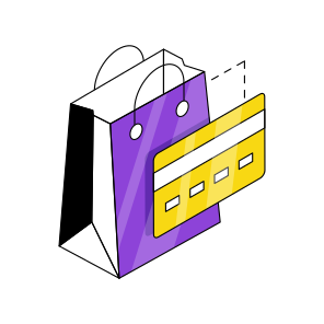 Shopping Card Payment, Digital Payment, E Payment, Ecommerce, Secure Payment icon
