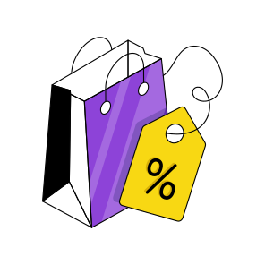 Shopping Discount, Shopping Sale, Shopping Bag, Commerce, Discount Sale icon