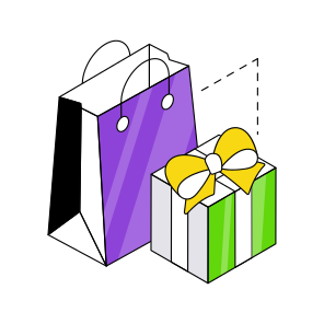 Shopping Gift, Carton, Wrapped Package, Present, Surprise,  icon