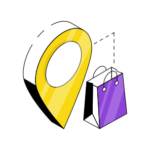 Shopping Location, Shopping Direction, Shopping Gps, Shopping Navigation, Geolocation,  icon