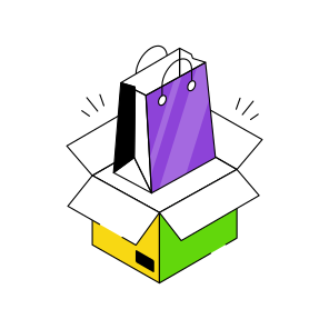Shopping Parcel, Shopping Package, Shopping Carton, Shopping Box, Shopping Bag icon