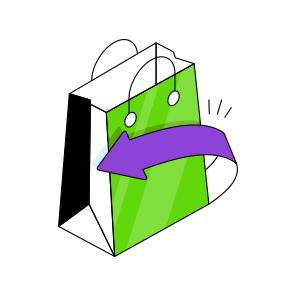 Shopping Return, Commerce, Order Return, Shopping Reback, Shopping Refund icon