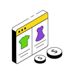 Shopping Website, Eshopping, Ecommerce, Web Shopping, Buy Shirt Online icon