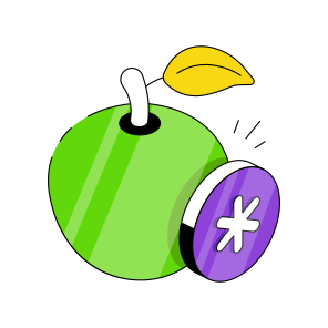 Apple, Fruit, Edible, Nutrition Diet, Healthy Meal,  icon