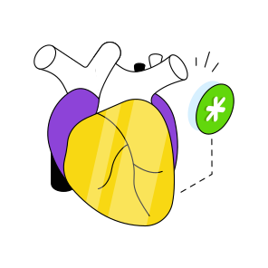 Heart, Cardio, Cardiology, Human Organ, Body Part icon