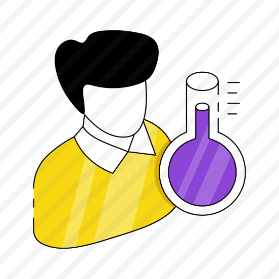 Lab Technician, Chemical Reaction, Lab Assistant, Flask, Experiment  preview