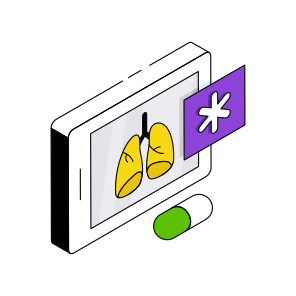 Lungs, Respiratory Organ, Human Organ, Internal Anatomy, Biology,  icon