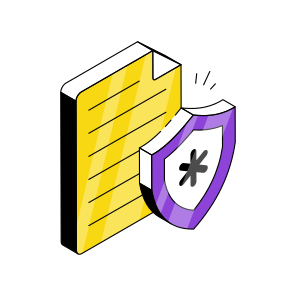 Privacy Policy, Medical Insurance Paper, Safety Paper, Security Document, Security Doc  icon