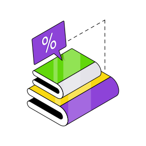 Book Discount, Booklet, Handbook, Guidebook, Textbook,  icon