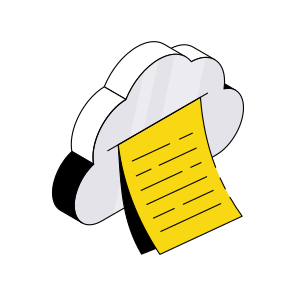 Cloud File, Cloud Document, Cloud Doc, Cloud Technology, Cloud Computing  icon