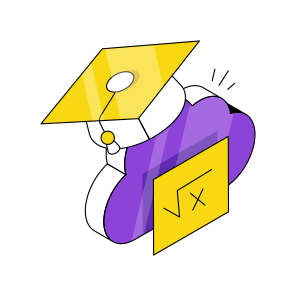 Cloud Graduation, Cloud Education, Cloud Study, Cloud Technology, Cloud Computing, icon