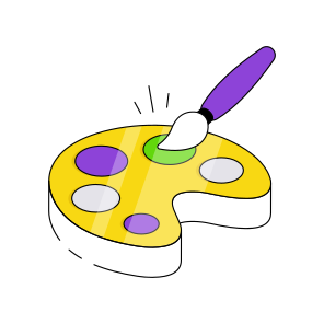 Color Palette, Paint Palette, Art Palette, Artistic, Paint Brush icon