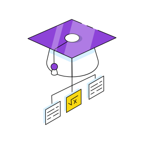 Education Network, Education Connection, Academic Network, Academic Connection, Mortarboard  icon