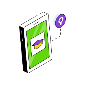 Mobile Education, Mobile Learning, Distance Education, Distance Learning, Mobile Education App,  icon