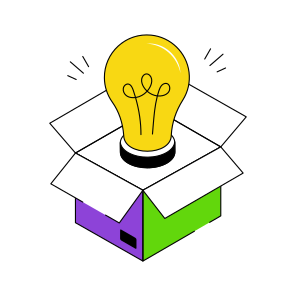 Think Outside The Box, Innovation, Creative Thinking, Cardboard, Idea,  icon