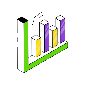 Bar Chart, Bar Graph, Data Analytics, Infographic, Statistics,  icon
